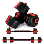 Fitness Dumbbells Set, Upgraded Adjustable Weight Sets up to 44/66Lbs, Hexagon Design