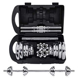 Fitness Dumbbells Set, Adjustable Weight Sets up to 44/66Lbs